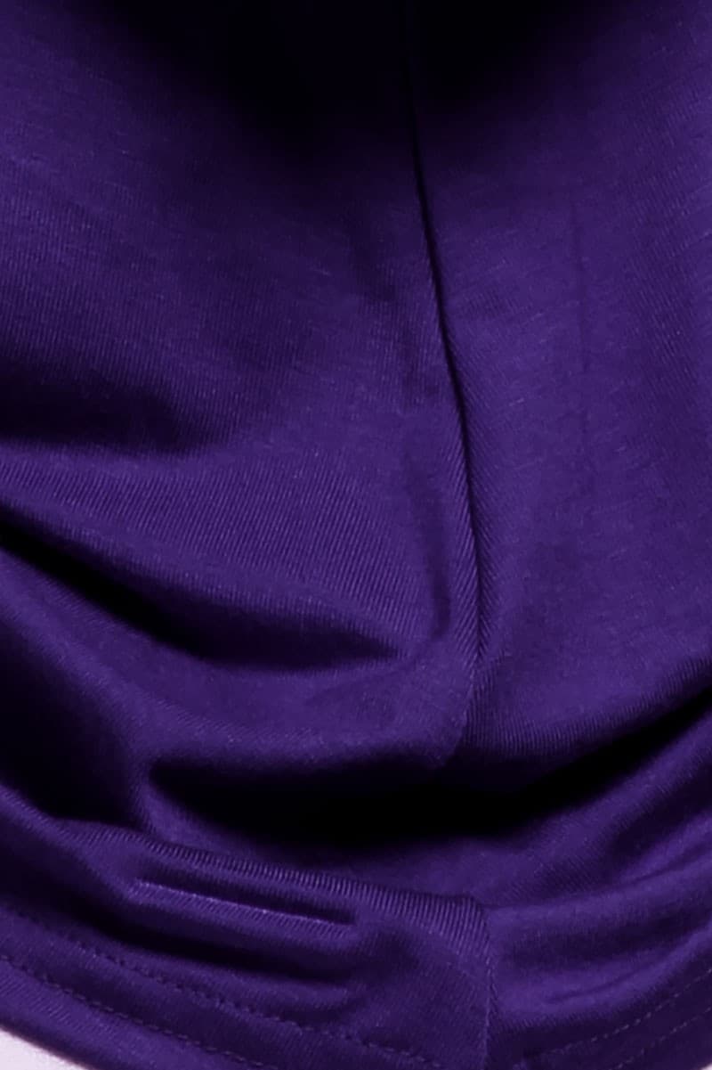Tahira Rayon Ninja Inner Neck - Dark Purple - Image 3