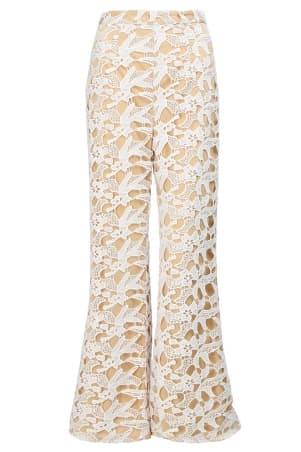 Nevada Lace Pants - White