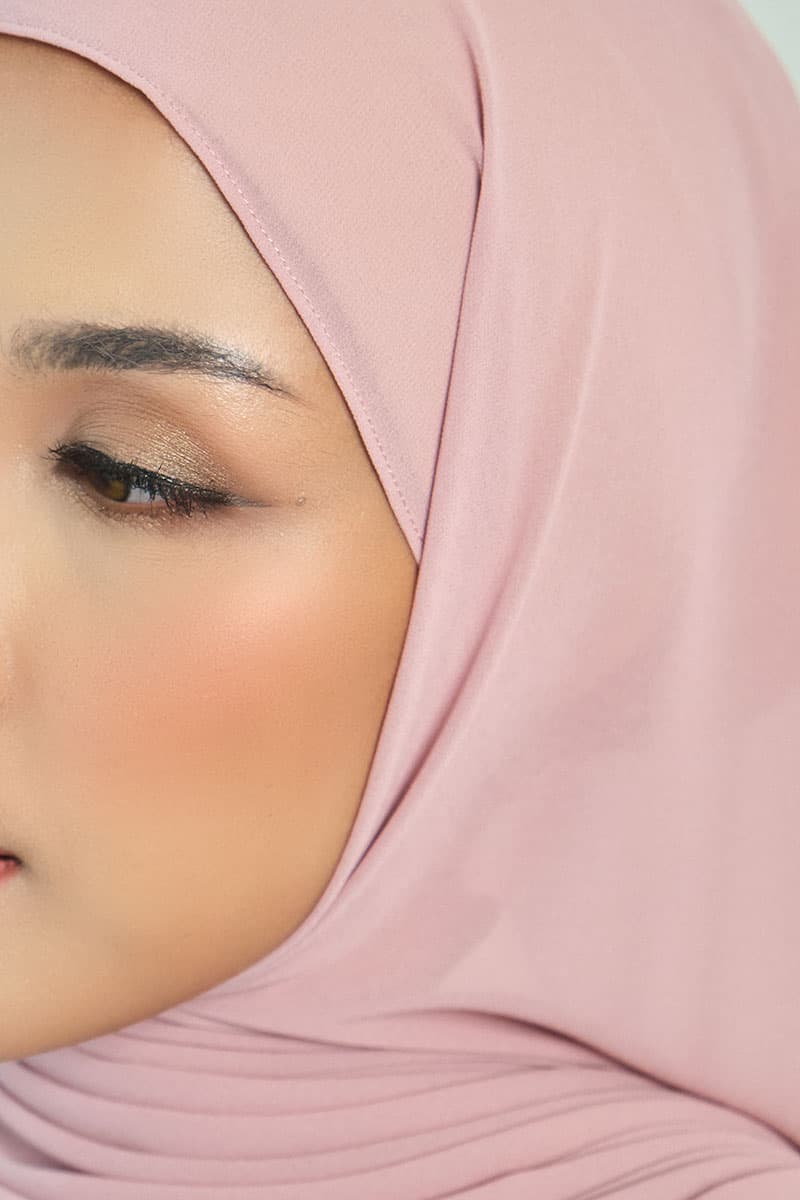 Aida Chiffon Tudung Headscarf - Primrose Pink - Image 3
