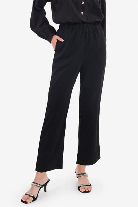 Tayha Tapered Pants - Black