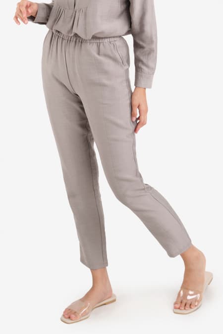 Helena Tapered Pants - Pine Bark