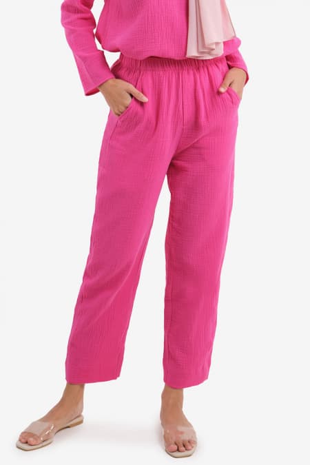 Hagley Tapered Pants - Fuschia