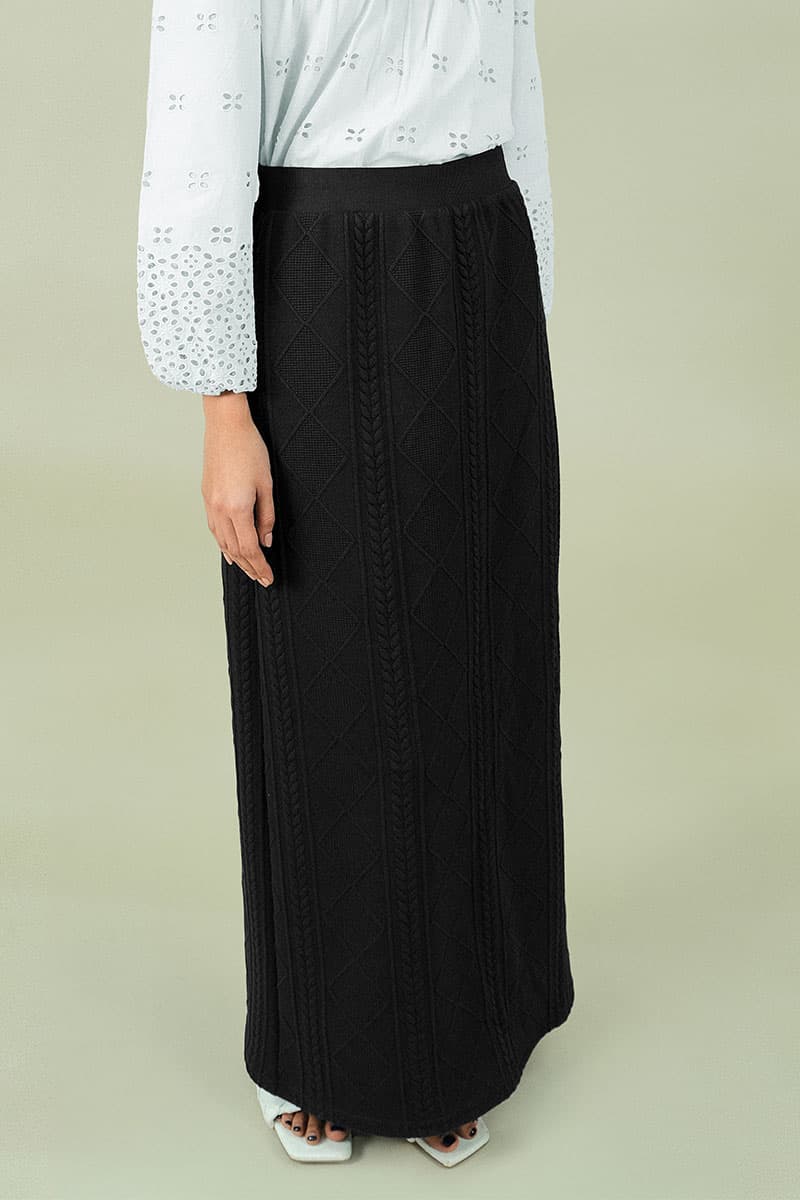 Keiry Pencil Skirt - Black - Image 1