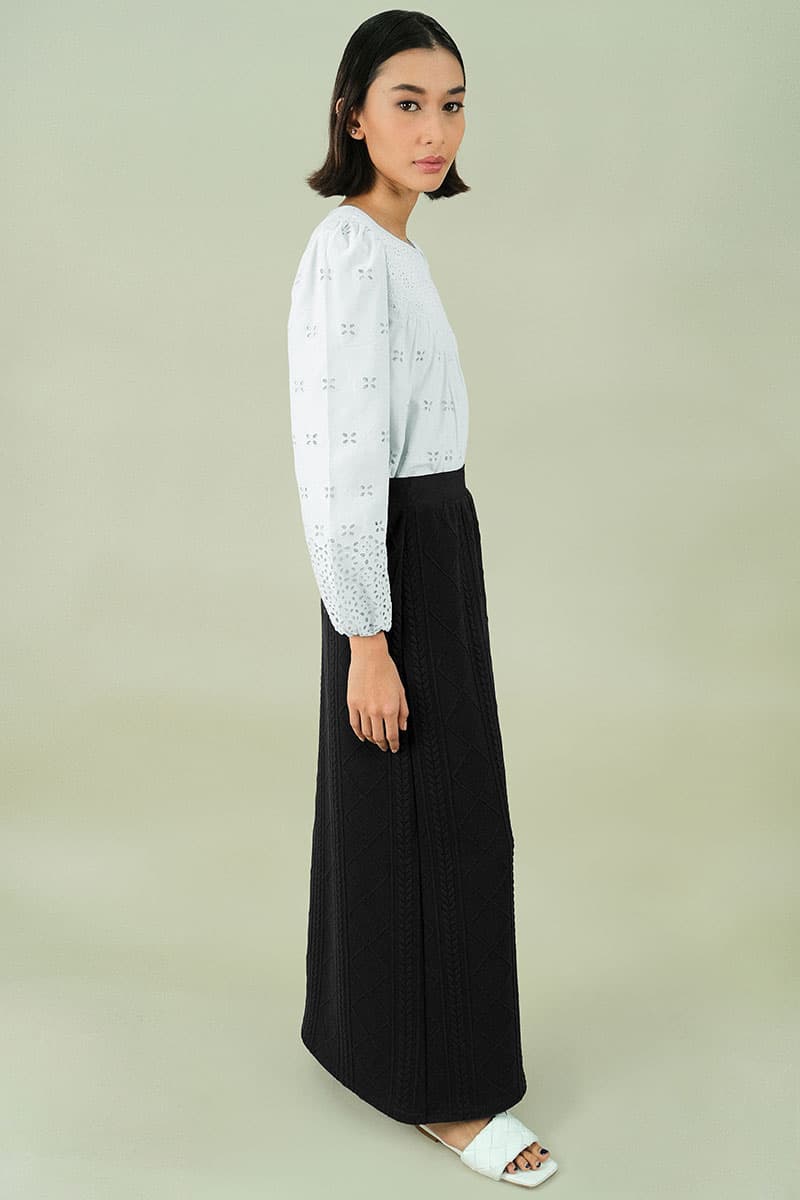 Keiry Pencil Skirt - Black - Image 3