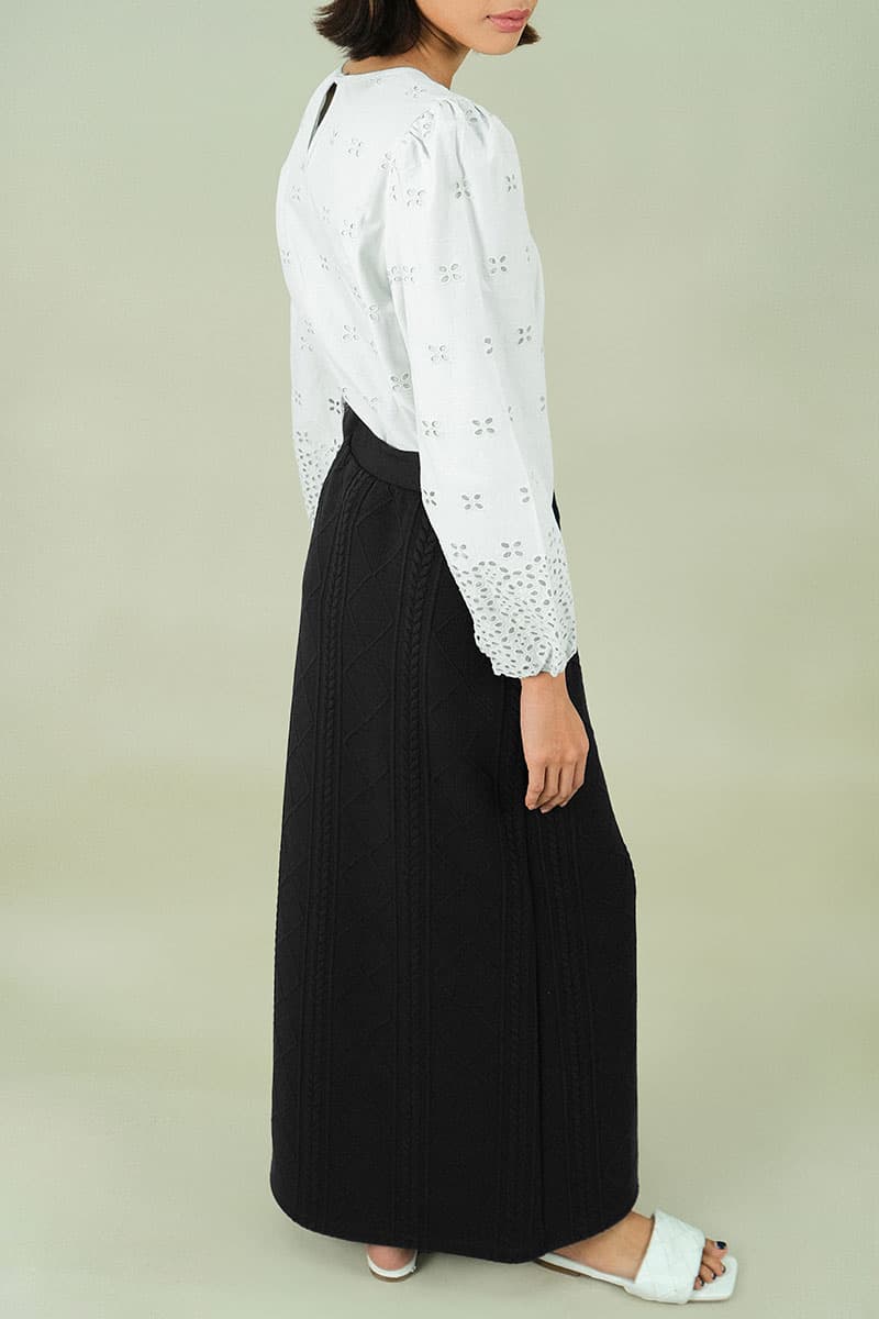 Keiry Pencil Skirt - Black - Image 4
