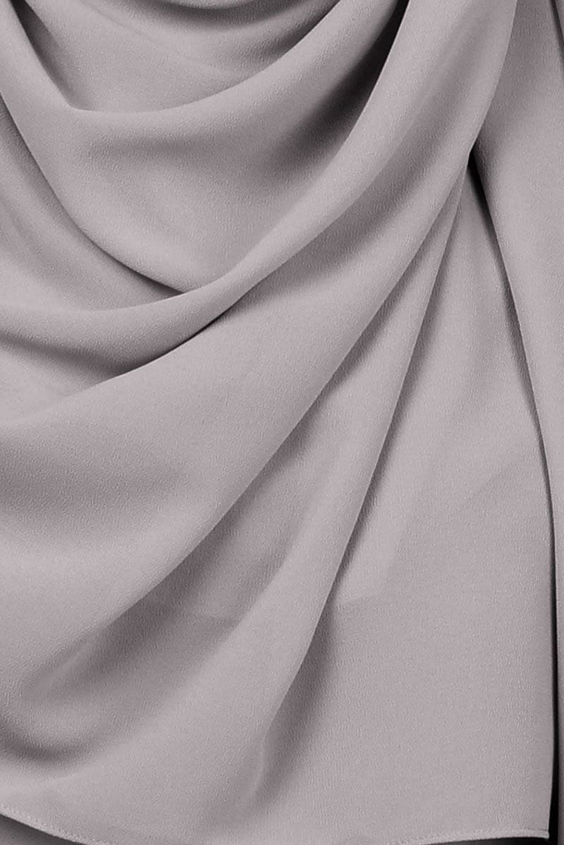 Aida Chiffon Tudung Headscarf - Stone - Image 3