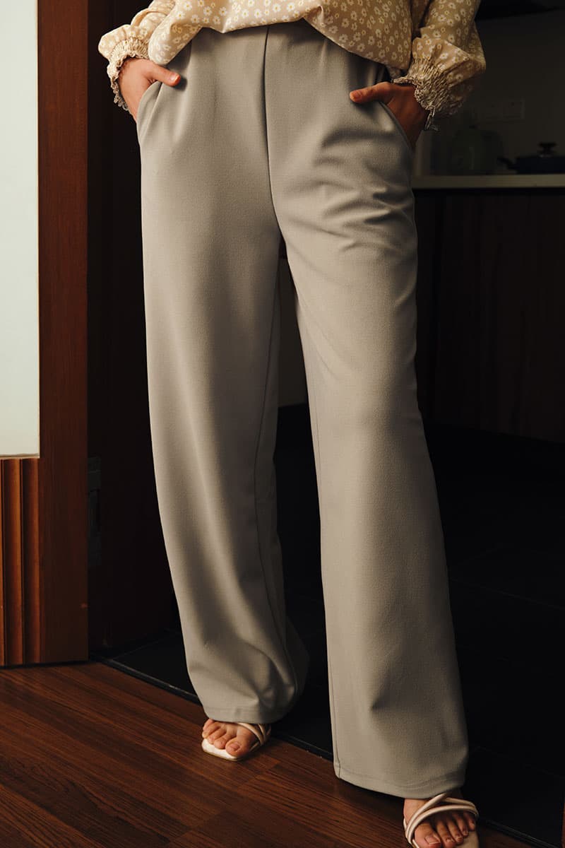 Cheyanne Straight Cut Pants - Pale Oak - Image 1