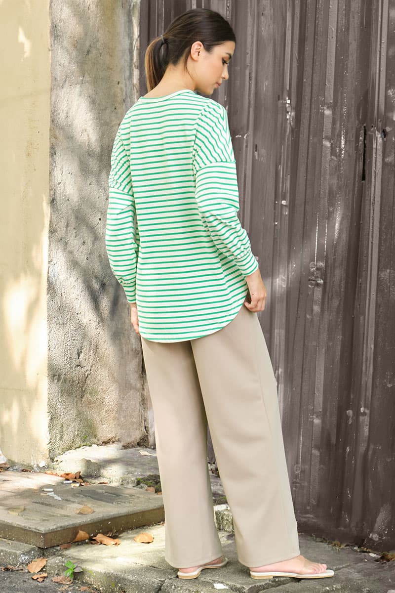 Cheyanne Straight Cut Pants - Pale Oak - Image 4