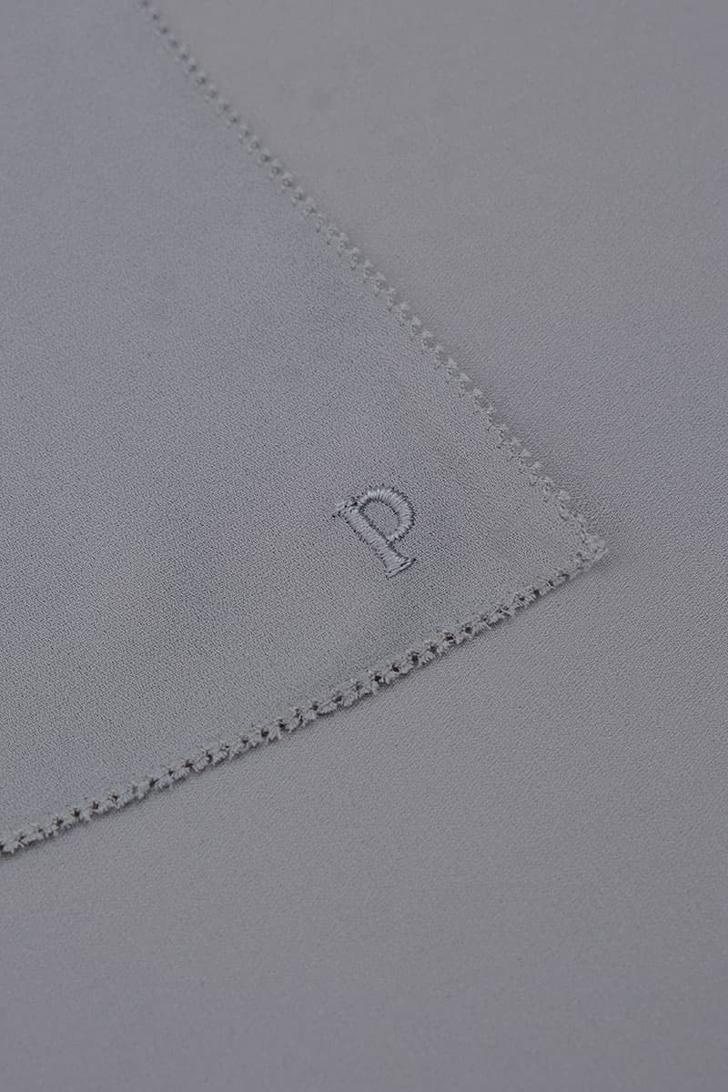 Janie Eyelash Headscarf - Grey - Image 3