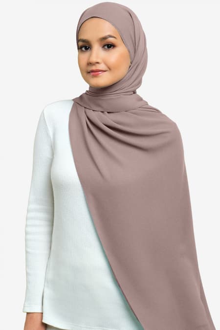 Janie Eyelash Headscarf - Taupe