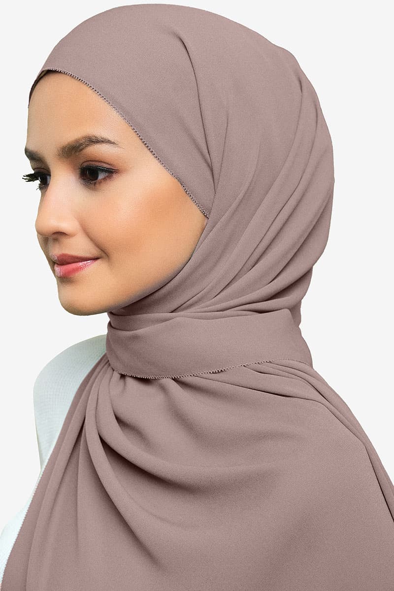 Janie Eyelash Headscarf - Taupe - Image 2