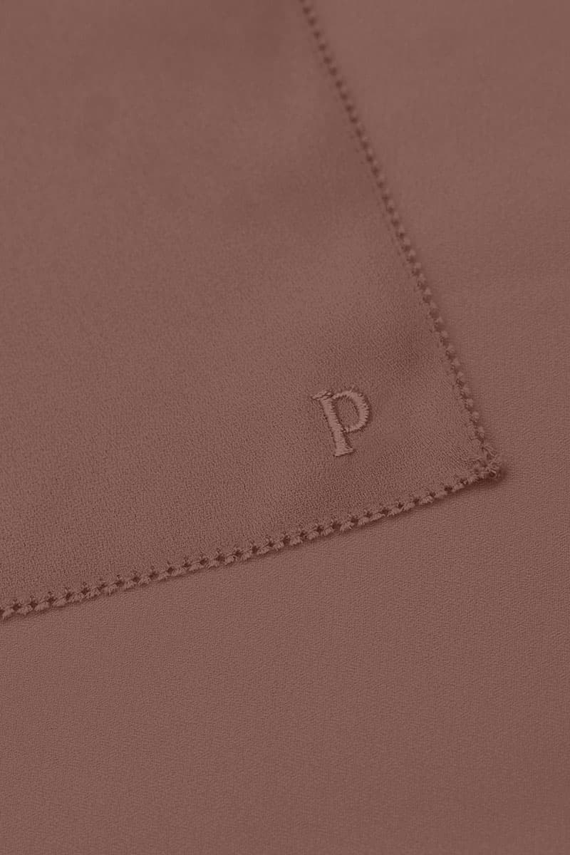 Kalia Bawal Eyelash Headscarf - Cedarwood - Image 3