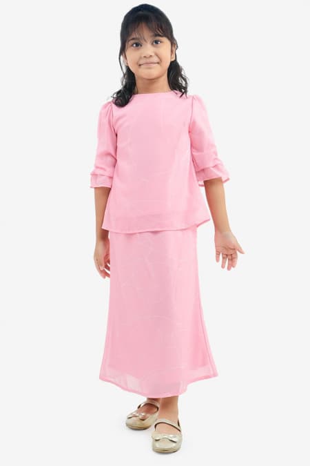 KIDS Cinta Set - Pink Abstract Line