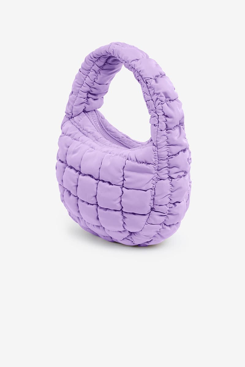 Cloud Quilted Small Bag - Lilac - Image 3