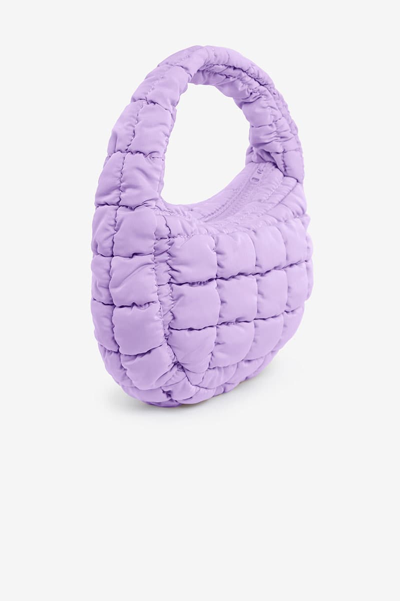 Cloud Quilted Small Bag - Lilac - Image 4