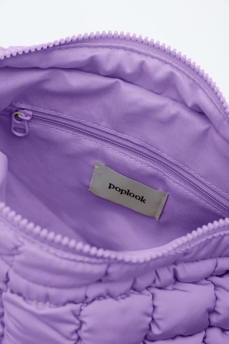 Cloud Quilted Small Bag - Lilac - Image 5