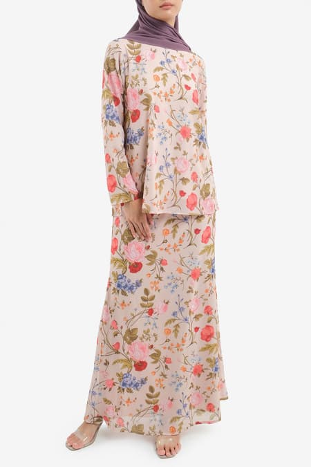 Sayang Blouse & Skirt - Brown Meadow