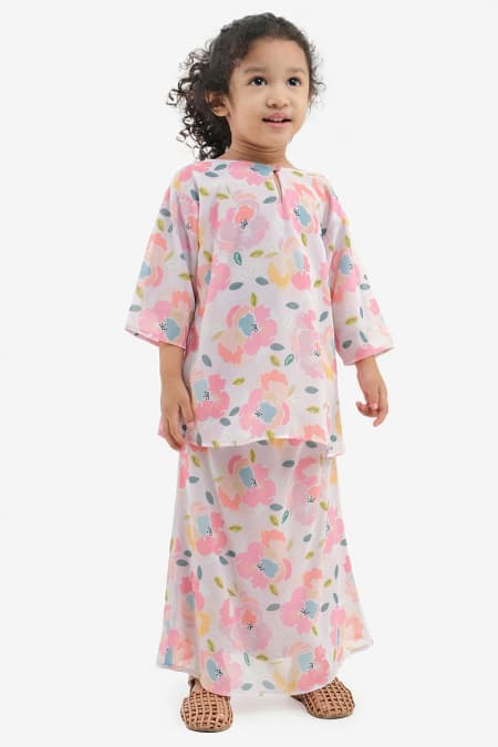 KIDS Girang Set - Pink Flowery