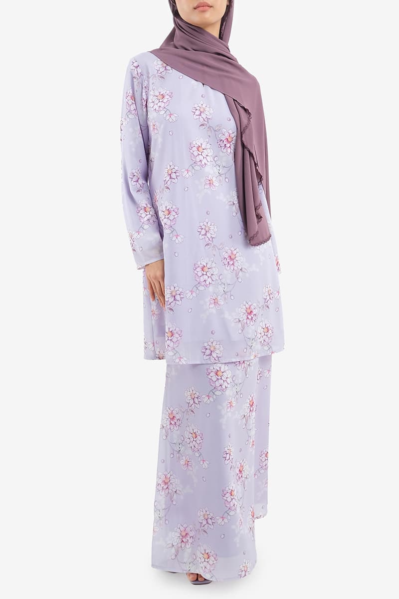 Gembira Blouse & Skirt - Lilac Dahlia - Image 1