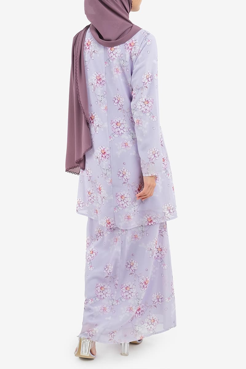 Gembira Blouse & Skirt - Lilac Dahlia - Image 4