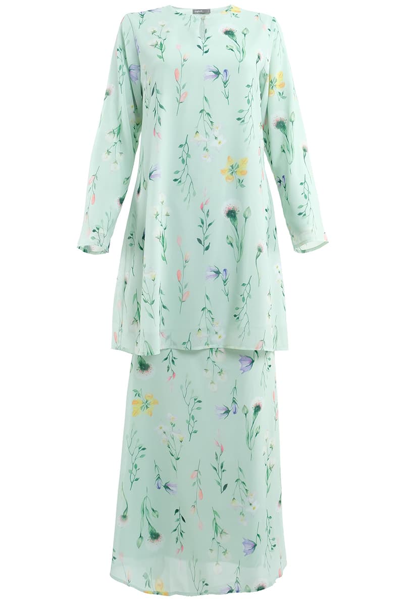 Gembira Blouse & Skirt - Green Botanic - Image 2