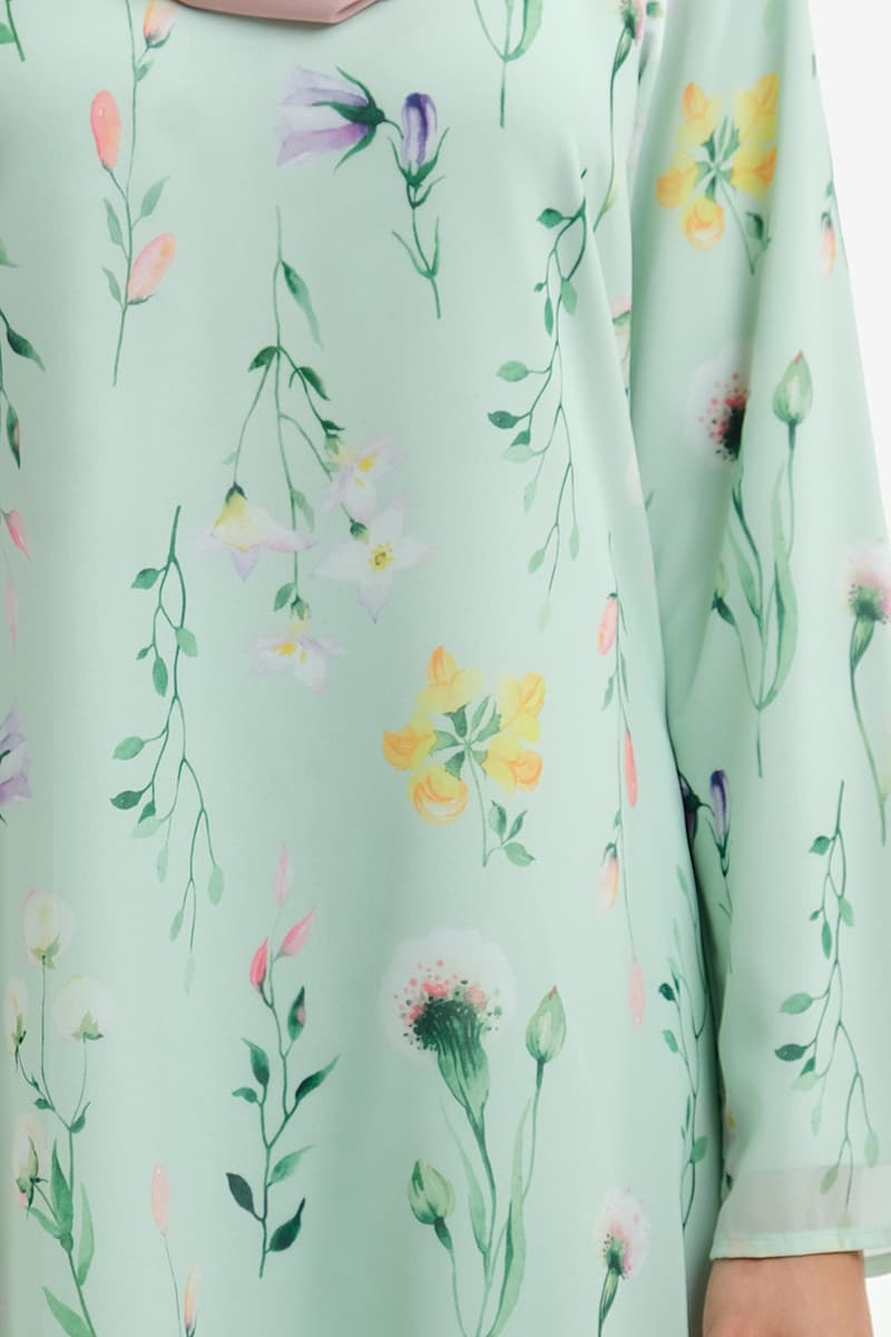 Gembira Blouse & Skirt - Green Botanic - Image 5