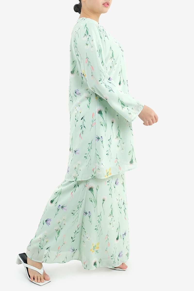 Gembira Blouse & Skirt - Green Botanic - Image 7