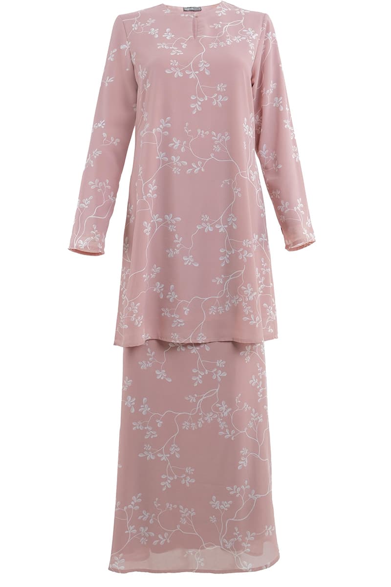 Gembira Blouse & Skirt - Dusty Pink Sprig - Image 2