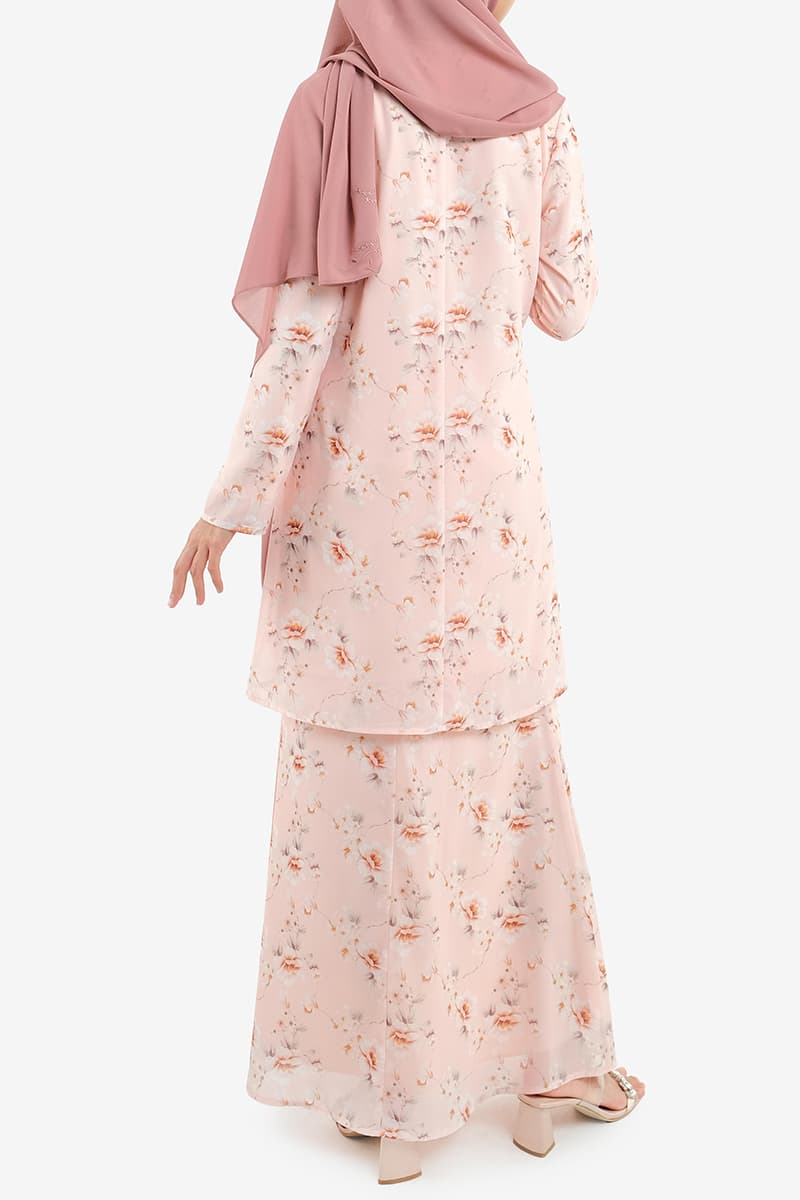 Gembira Blouse & Skirt - Peach Camellia - Image 4