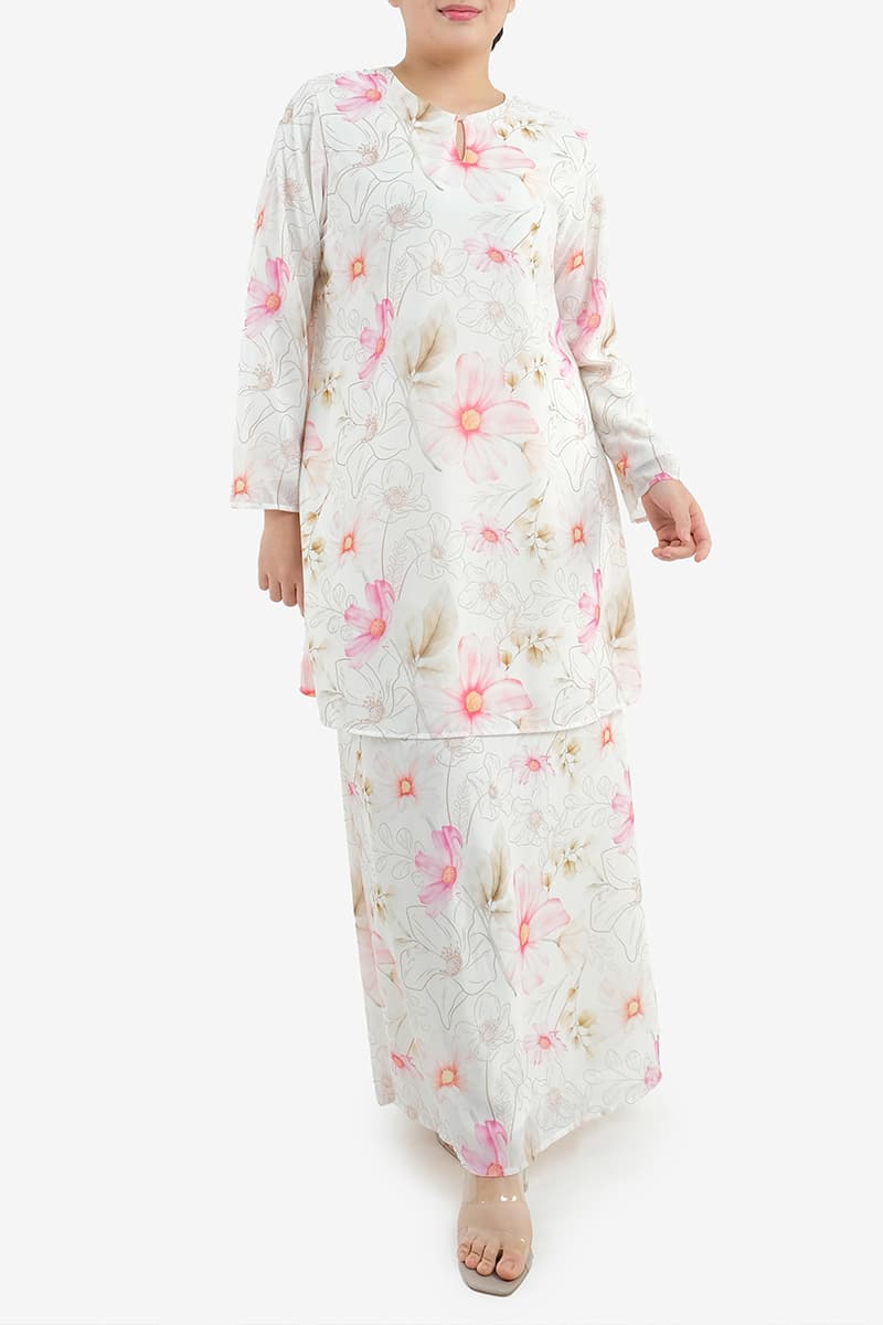 Gembira Blouse & Skirt - Peach Camellia - Image 6