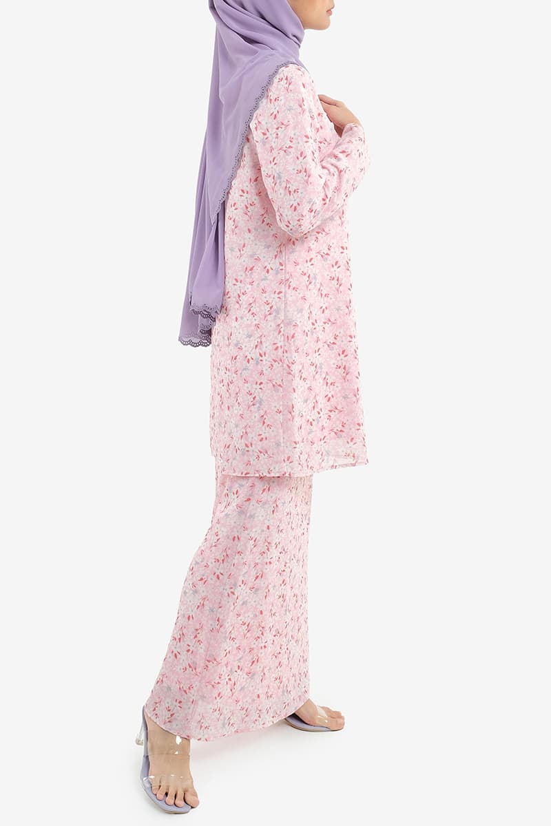 Gembira Blouse & Skirt - Pink Blossom - Image 3