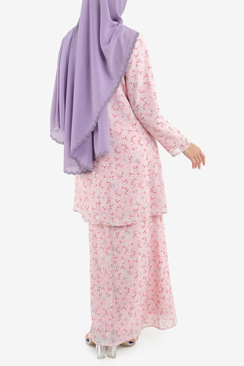 Gembira Blouse & Skirt - Pink Blossom - Image 4