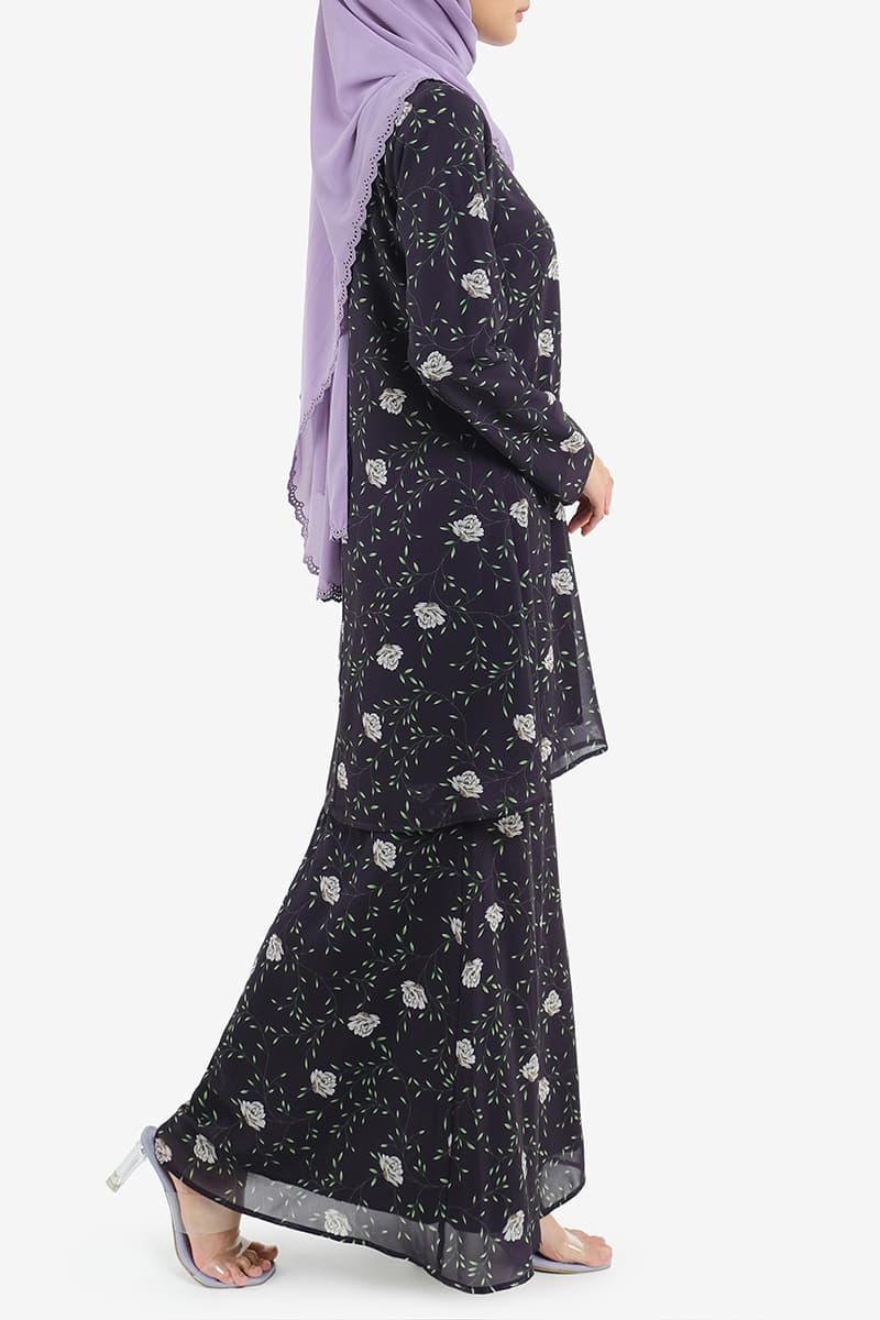 Gembira Blouse & Skirt - Midnight Gardenia - Image 3