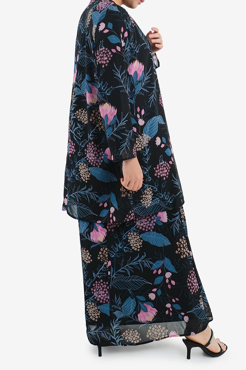 Gembira Blouse & Skirt - Midnight Gardenia - Image 7