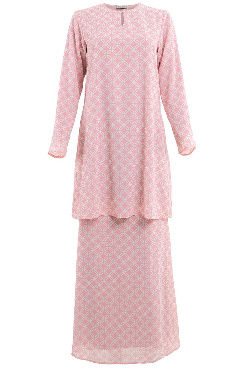 Gembira Blouse & Skirt - Pink Motif - Image 2
