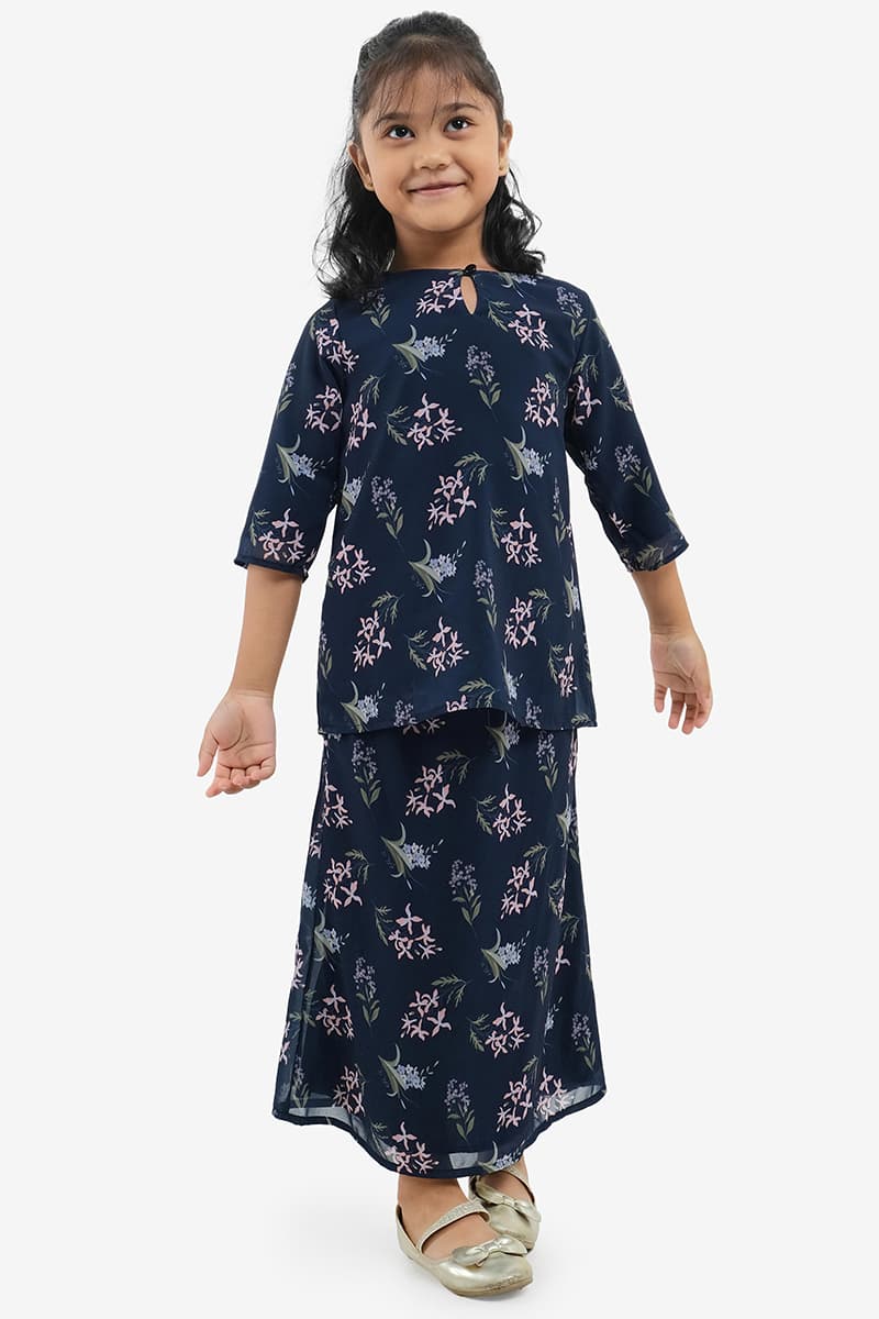 KIDS Gembira Set - Navy Bouquet - Image 1