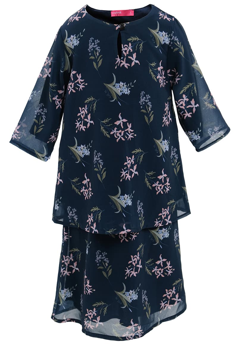 KIDS Gembira Set - Navy Bouquet - Image 2