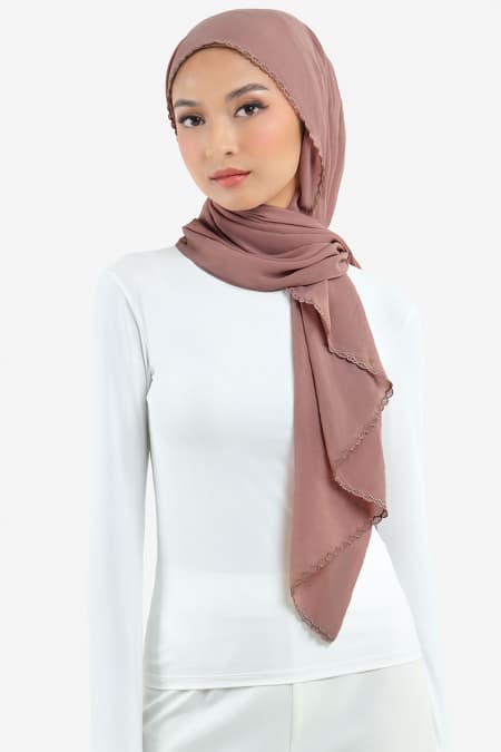 Aisyah Scallop Headscarf