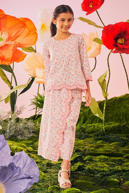 KIDS Merak Set - Pink Print