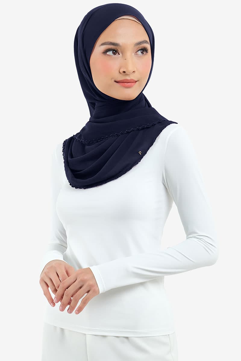 Aisyah Scallop Headscarf - Eclipse - Image 2