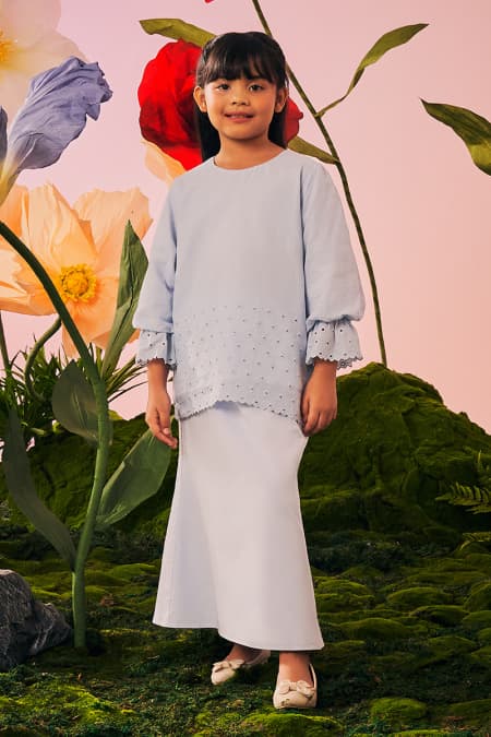 KIDS Kenanga Set - Ice Blue