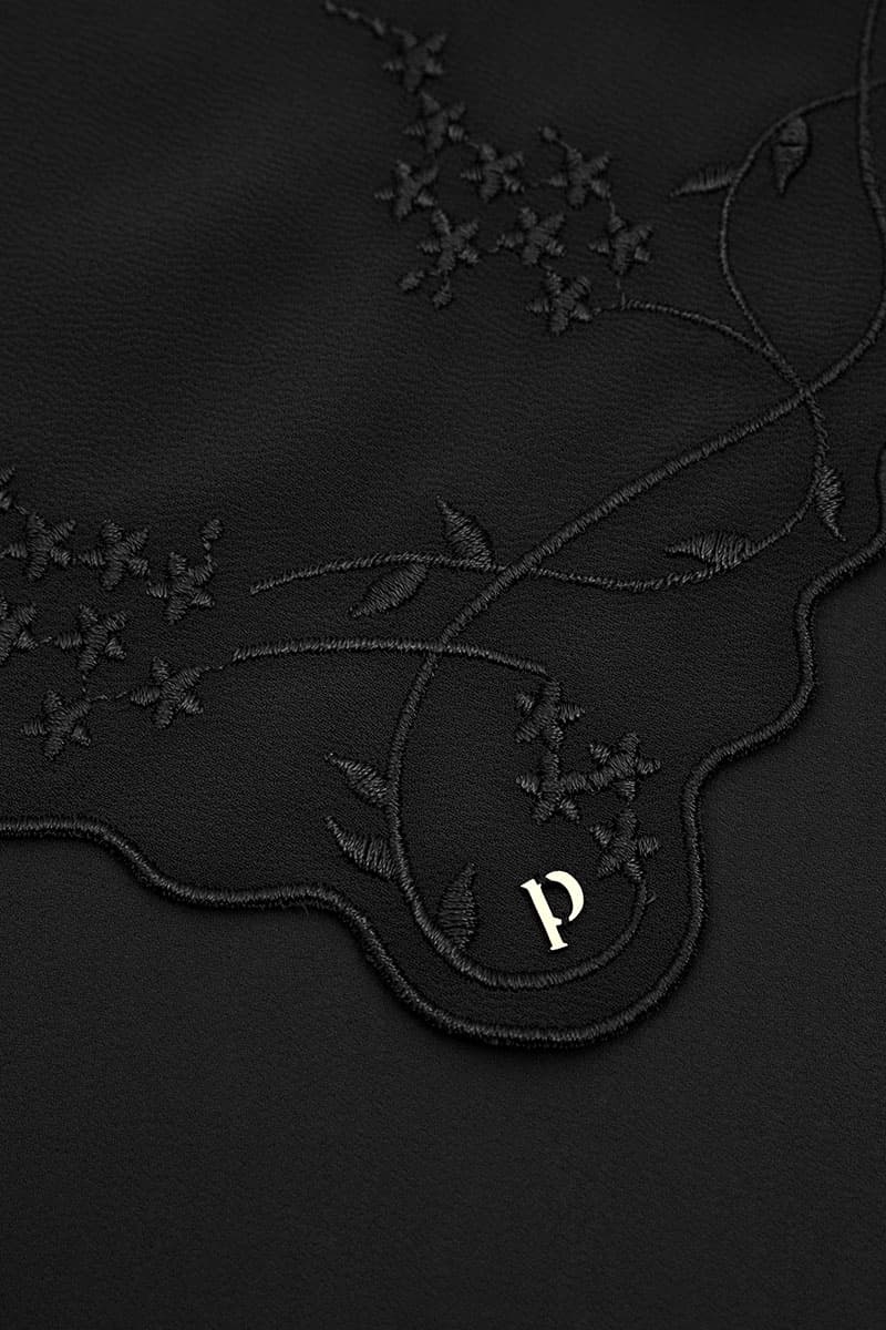 Fauziah Rectangle Chiffon Headscarf - Black - Image 3