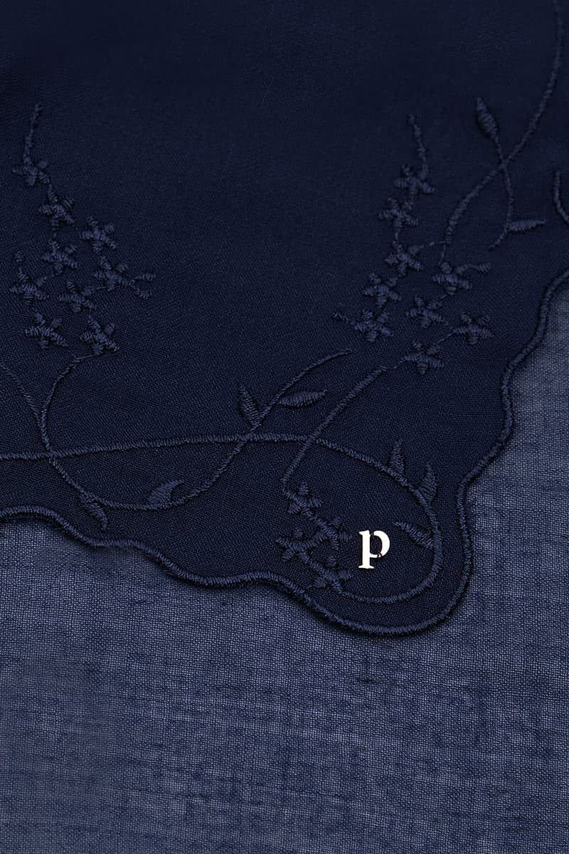 Dayana Square Voile Headscarf - Eclipse - Image 3