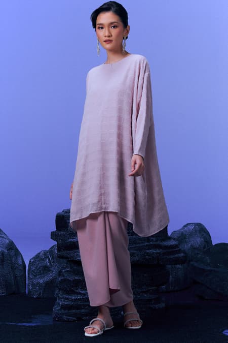 Sunstone Blouse & Skirt - Pink Lotus