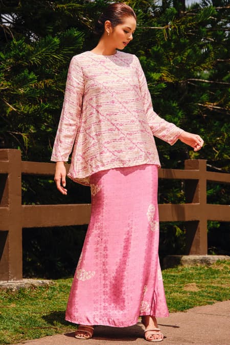 Jepara Blouse & Skirt - Dusty Grape