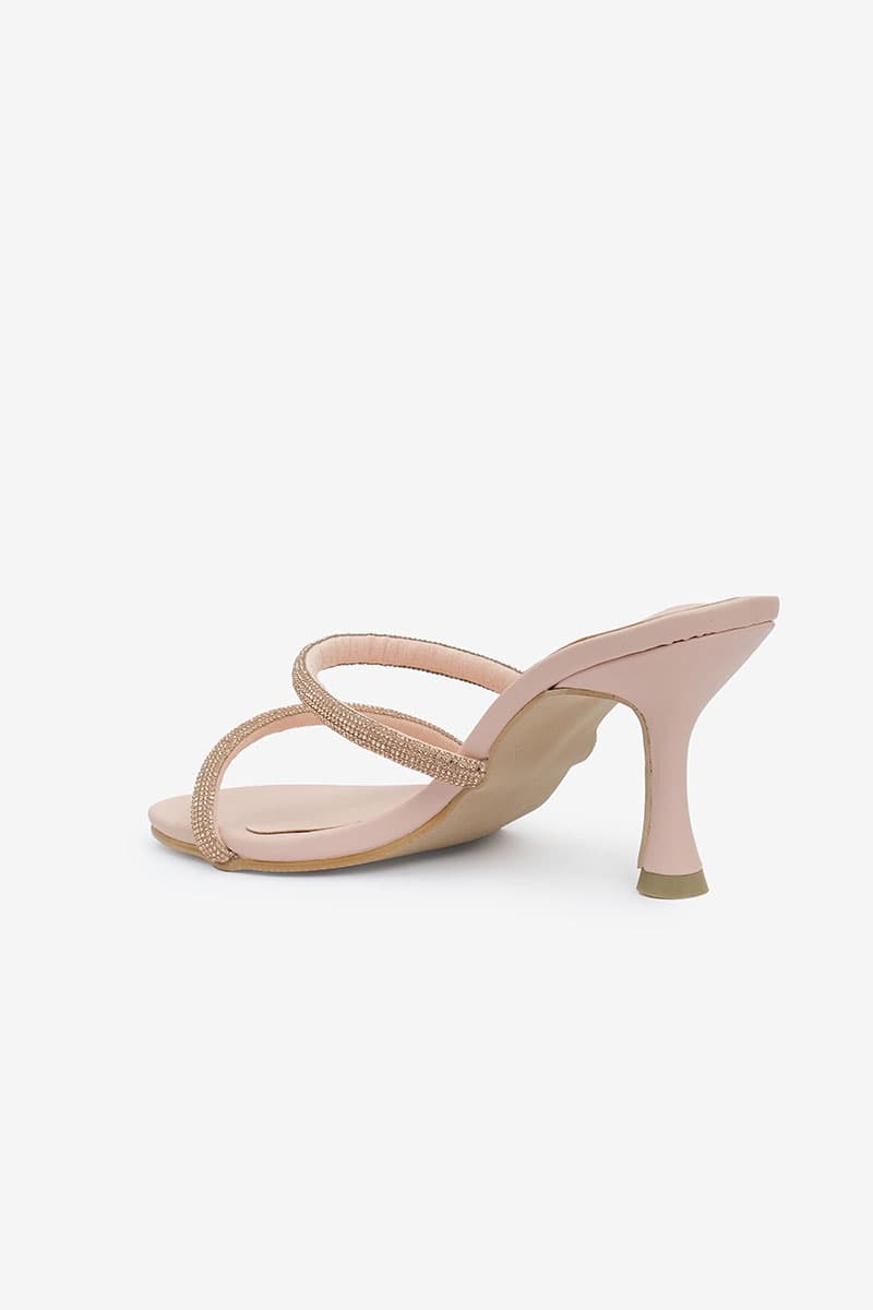 Nurin Strap Heels - Nude Pink - Image 6