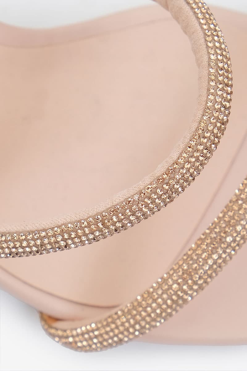 Nurin Strap Heels - Nude Pink - Image 8