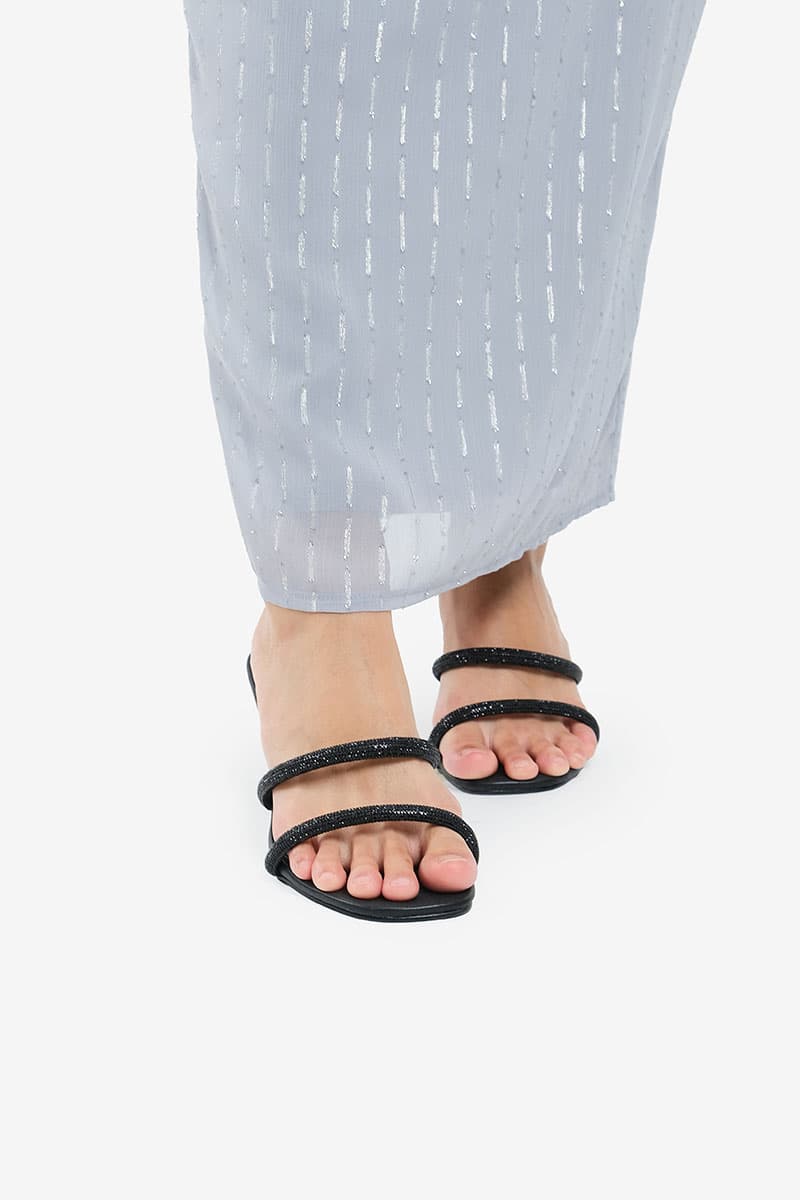 Nurin Strap Heels - Black - Image 3