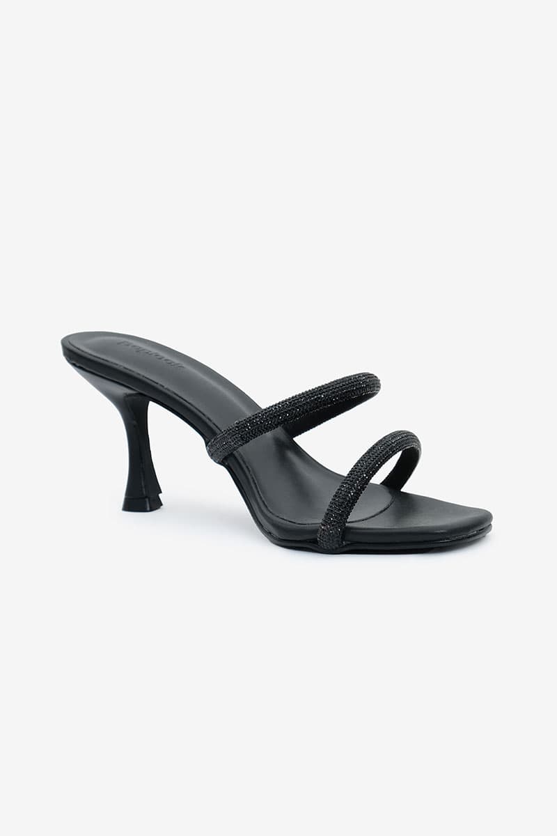 Nurin Strap Heels - Black - Image 5