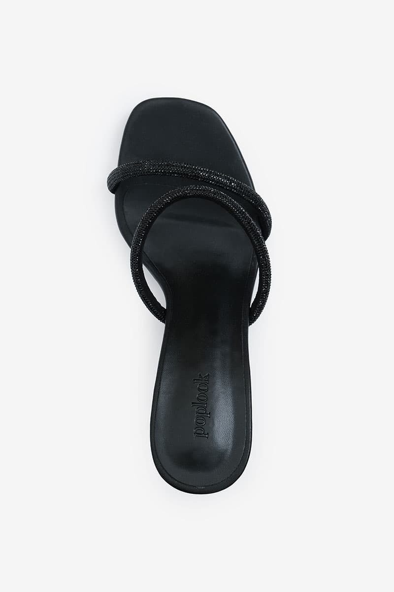 Nurin Strap Heels - Black - Image 7